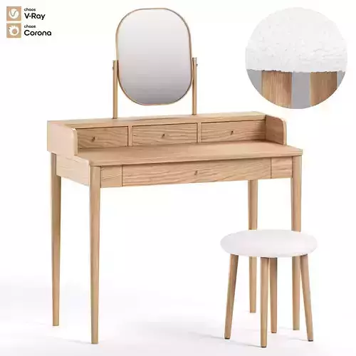 La Redoute Dressing Tables Interieurs Lussan Set 4