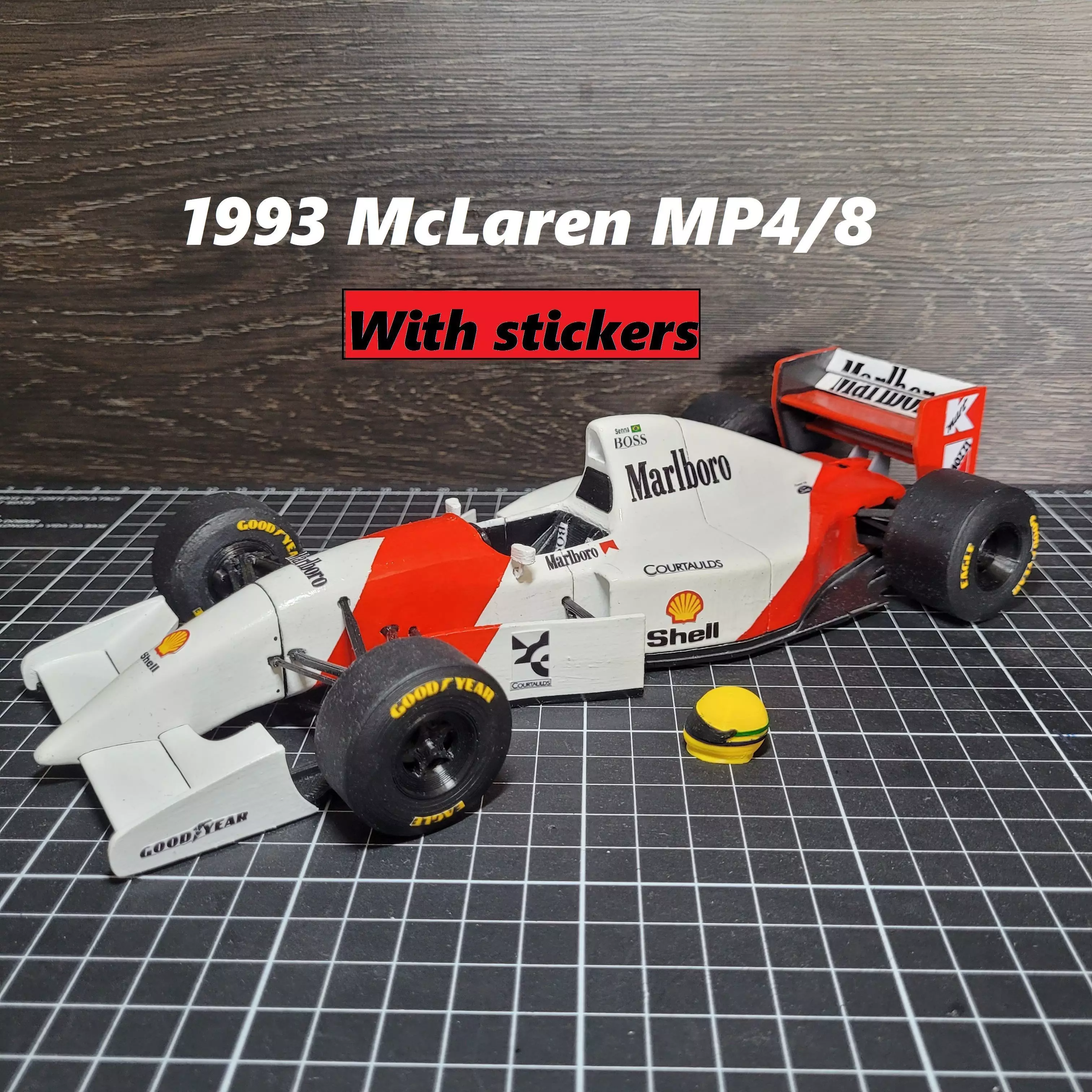1993 MCLAREN MP4-8 3D print model_0