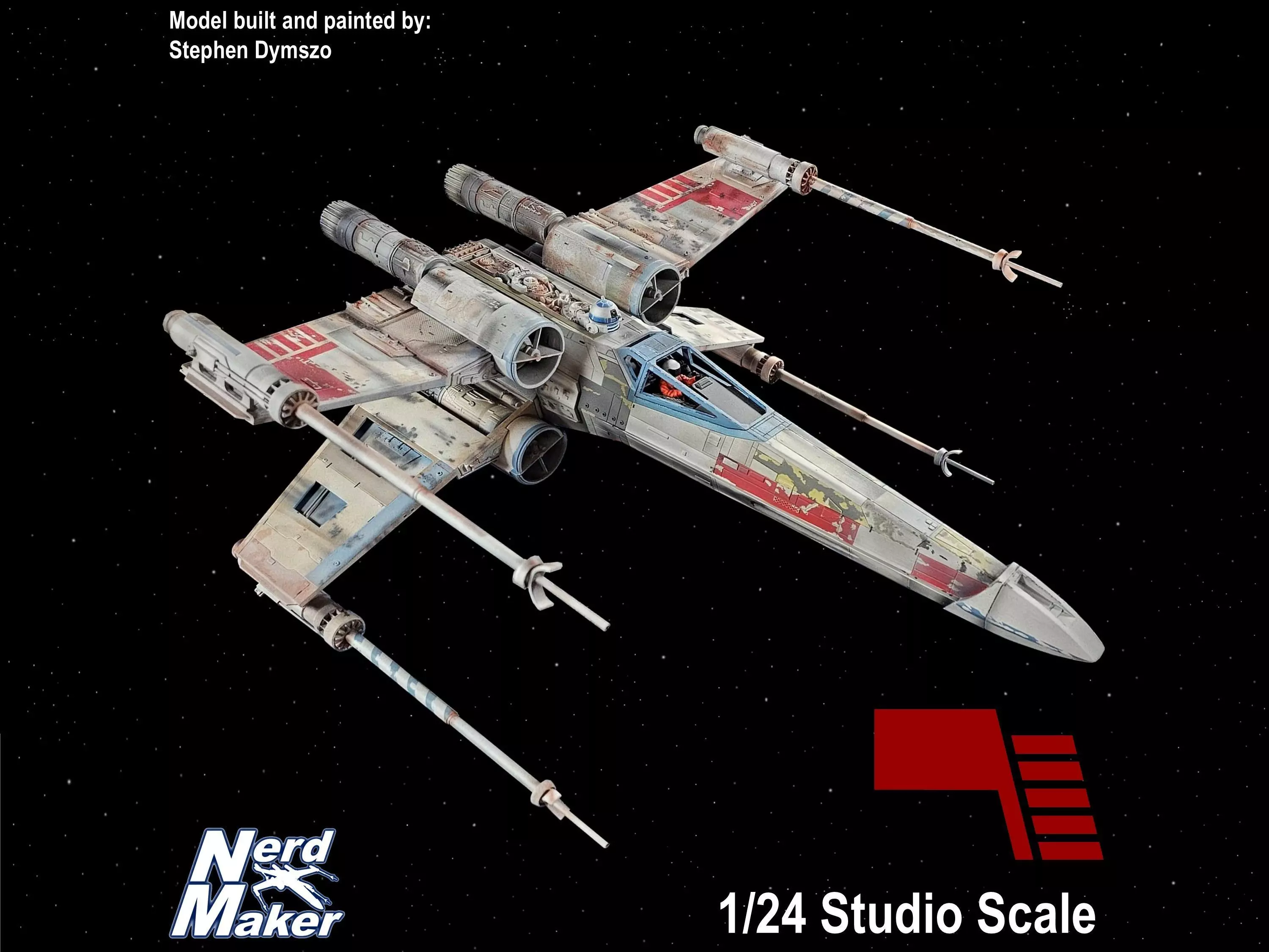 Model-X MK II 1-24 Studio Scale Red 5 -  3D print model_0