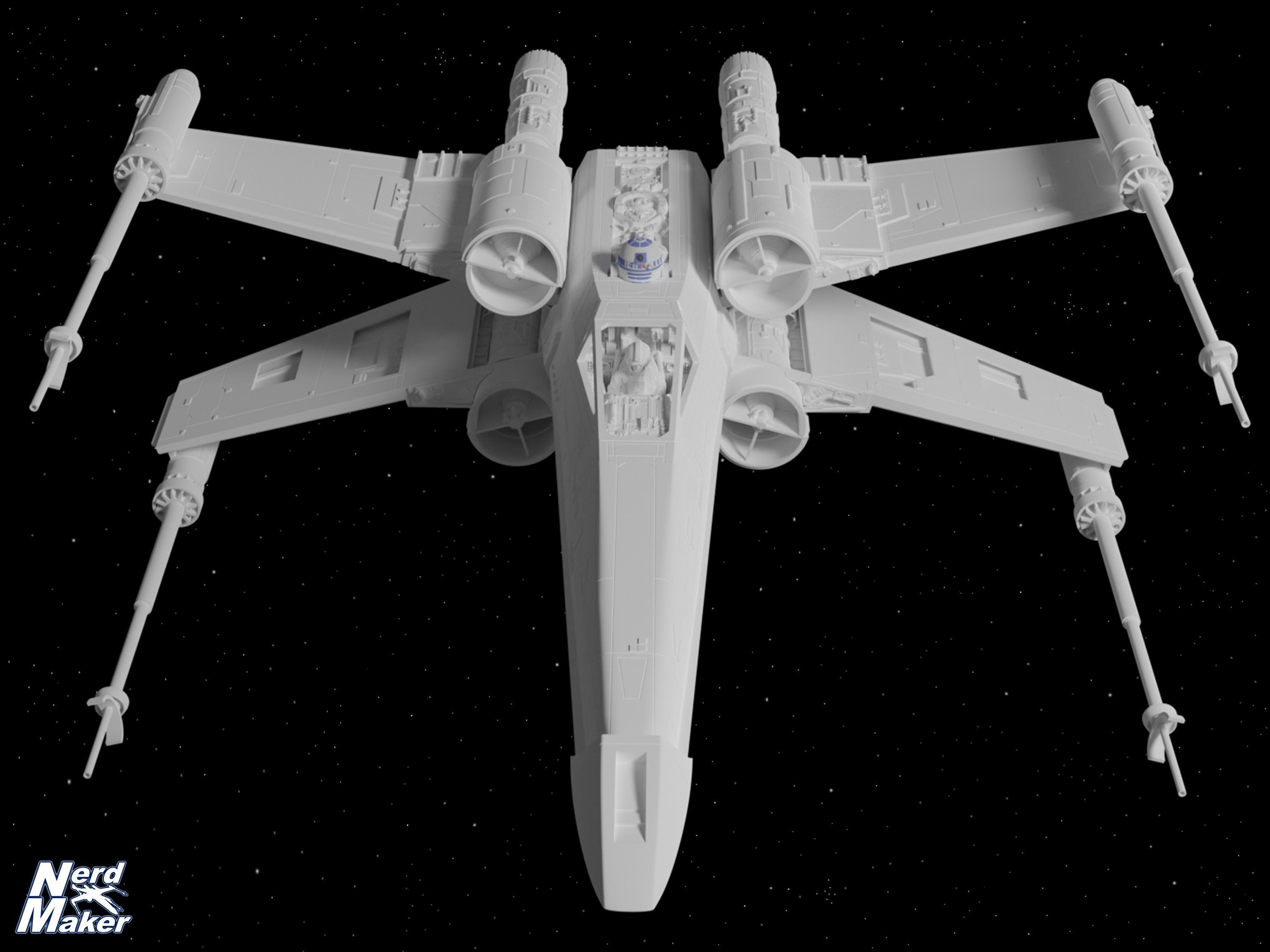 Model-X MK II 1-24 Studio Scale Red 5 -  3D print model_24