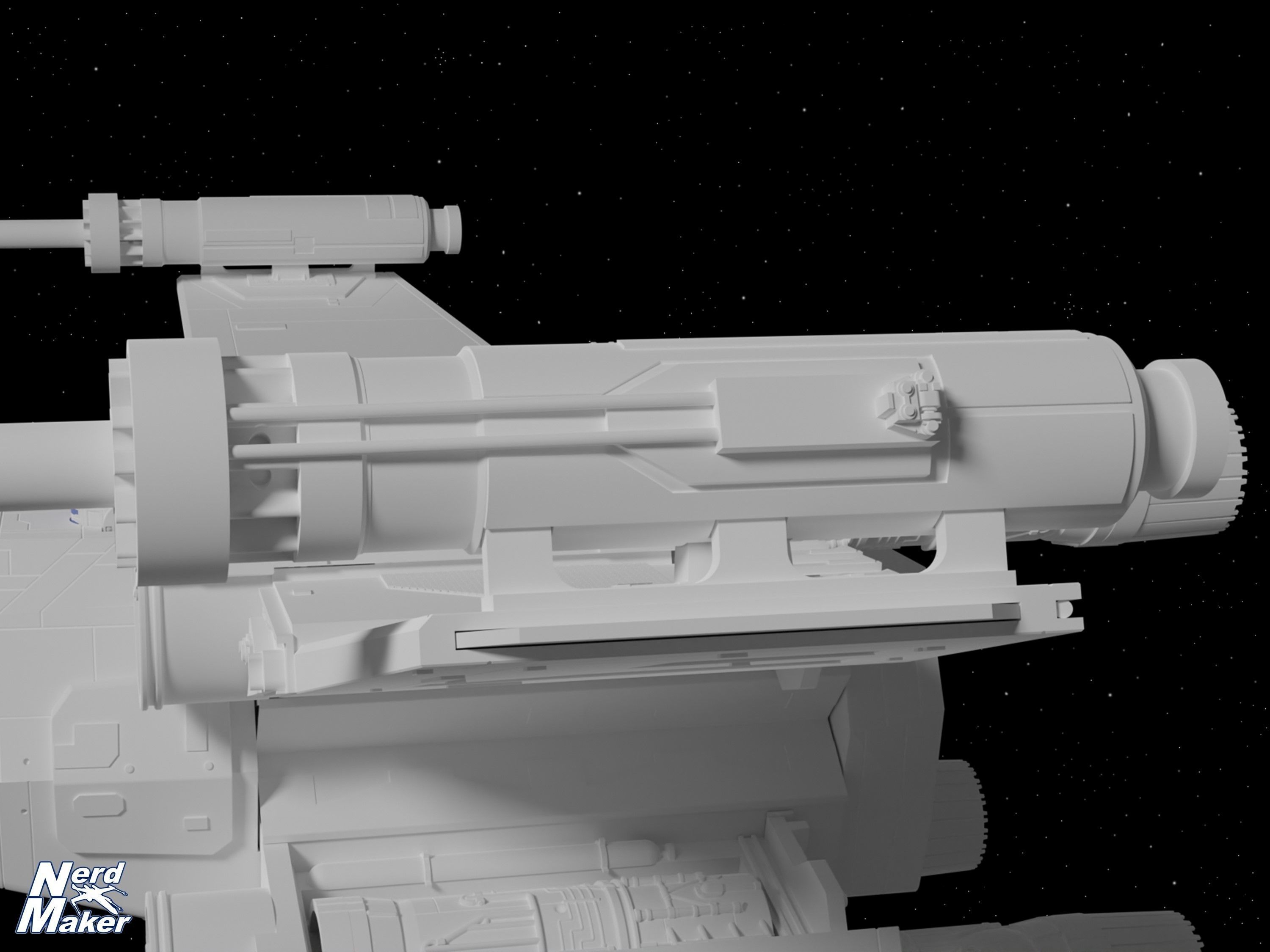 Model-X MK II 1-24 Studio Scale Red 5 -  3D print model_38