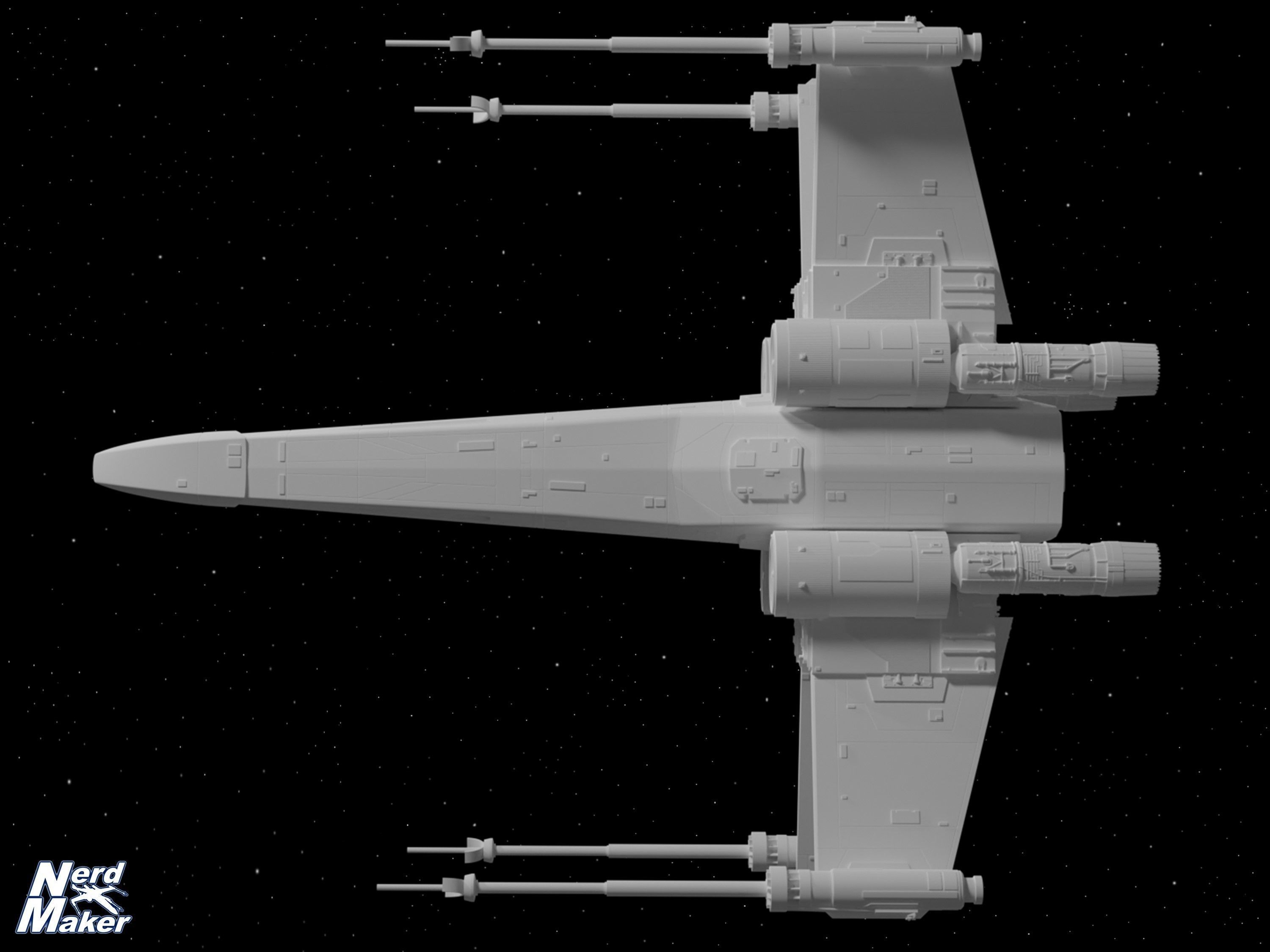 Model-X MK II 1-24 Studio Scale Red 5 -  3D print model_21