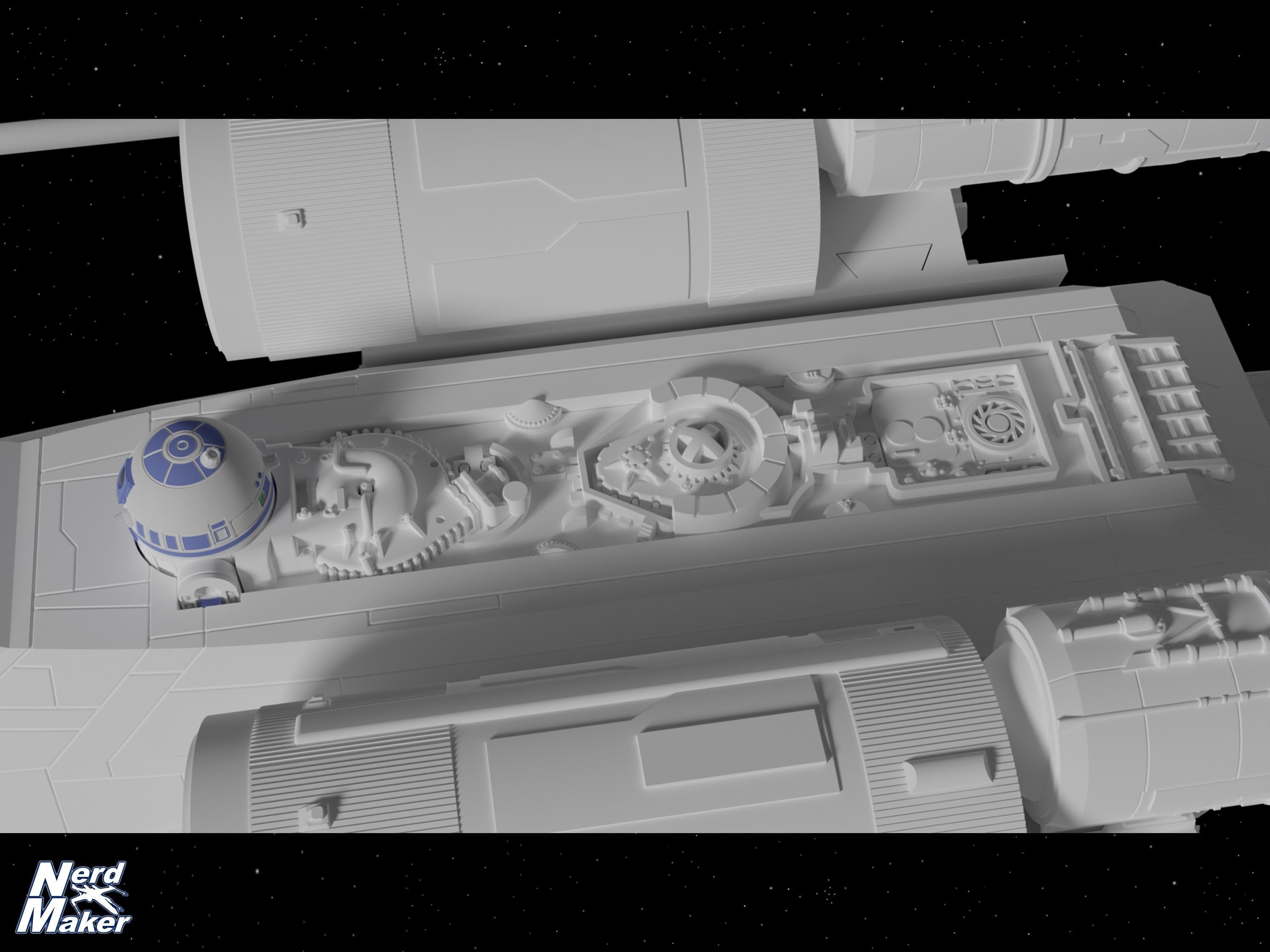 Model-X MK II 1-24 Studio Scale Red 5 -  3D print model_29