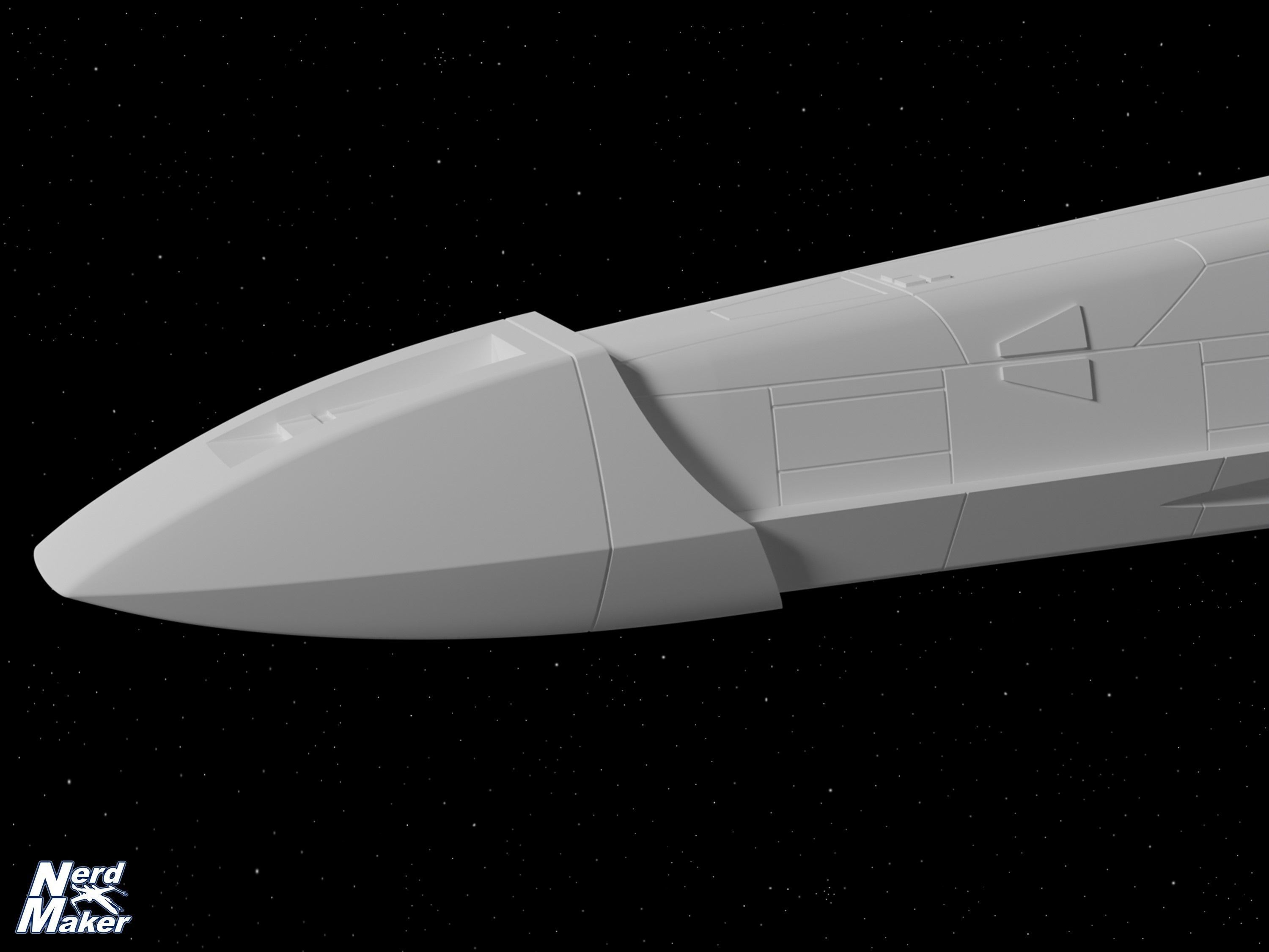 Model-X MK II 1-24 Studio Scale Red 5 -  3D print model_27