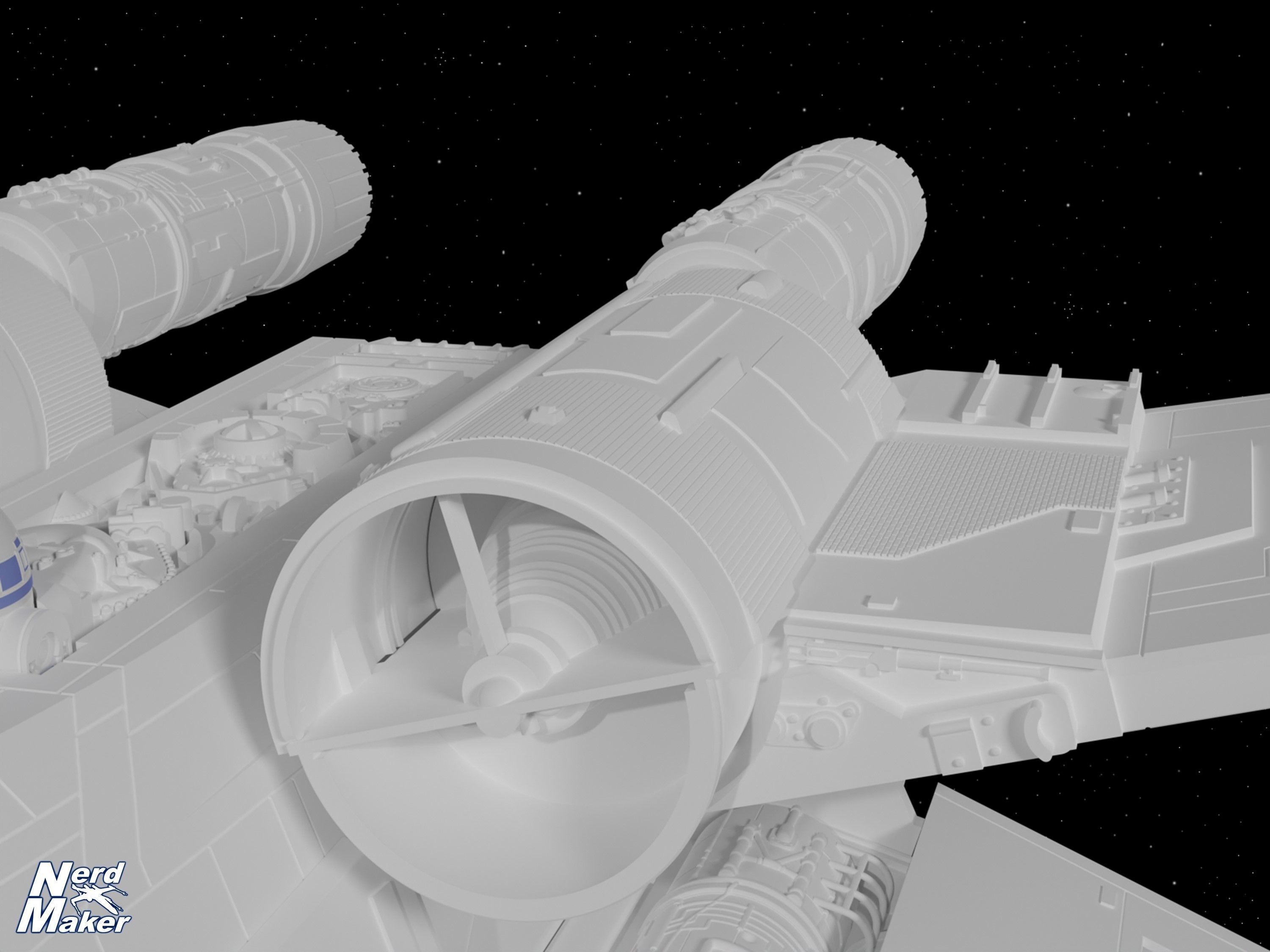 Model-X MK II 1-24 Studio Scale Red 5 -  3D print model_31