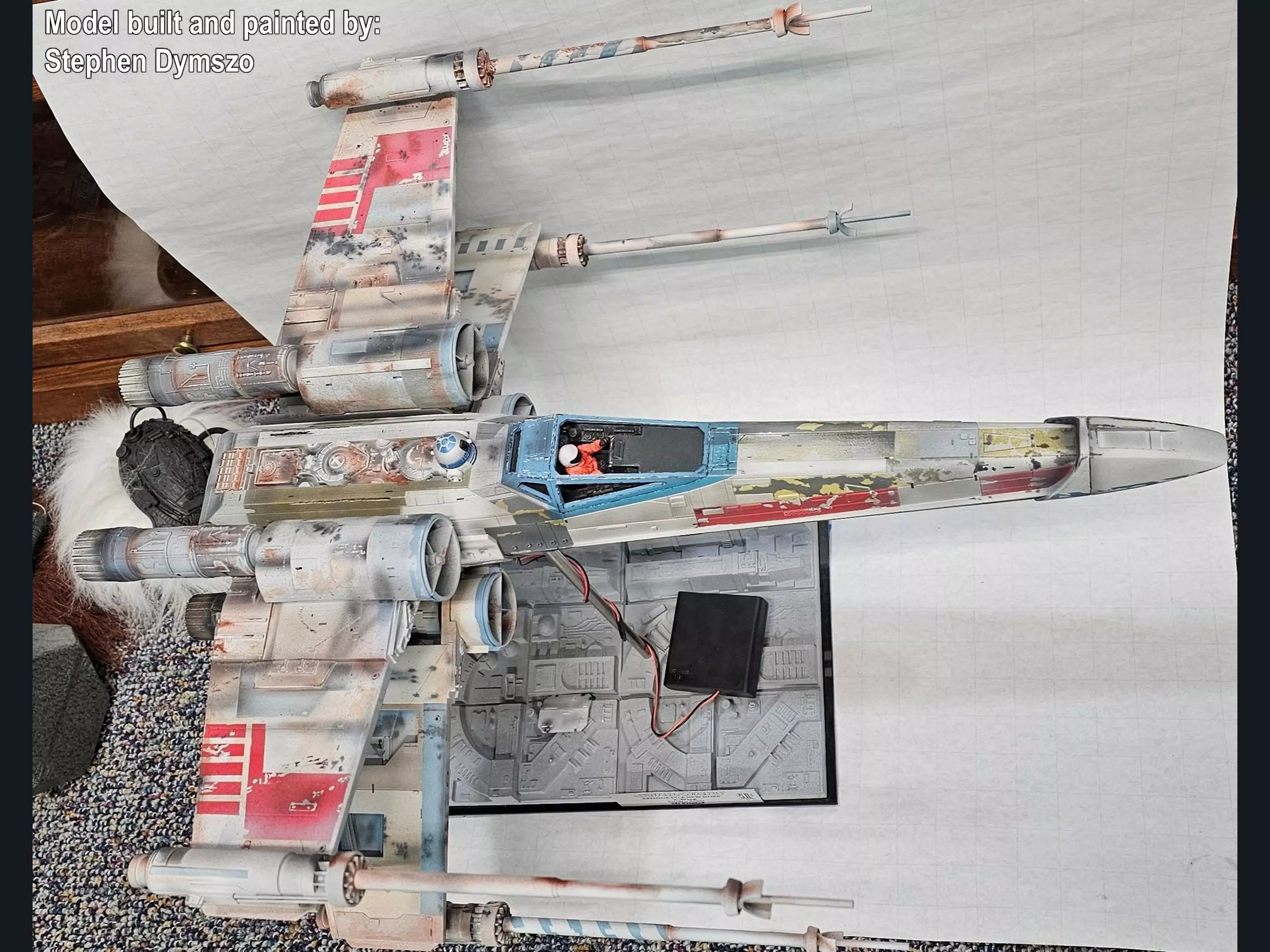 Model-X MK II 1-24 Studio Scale Red 5 -  3D print model_4