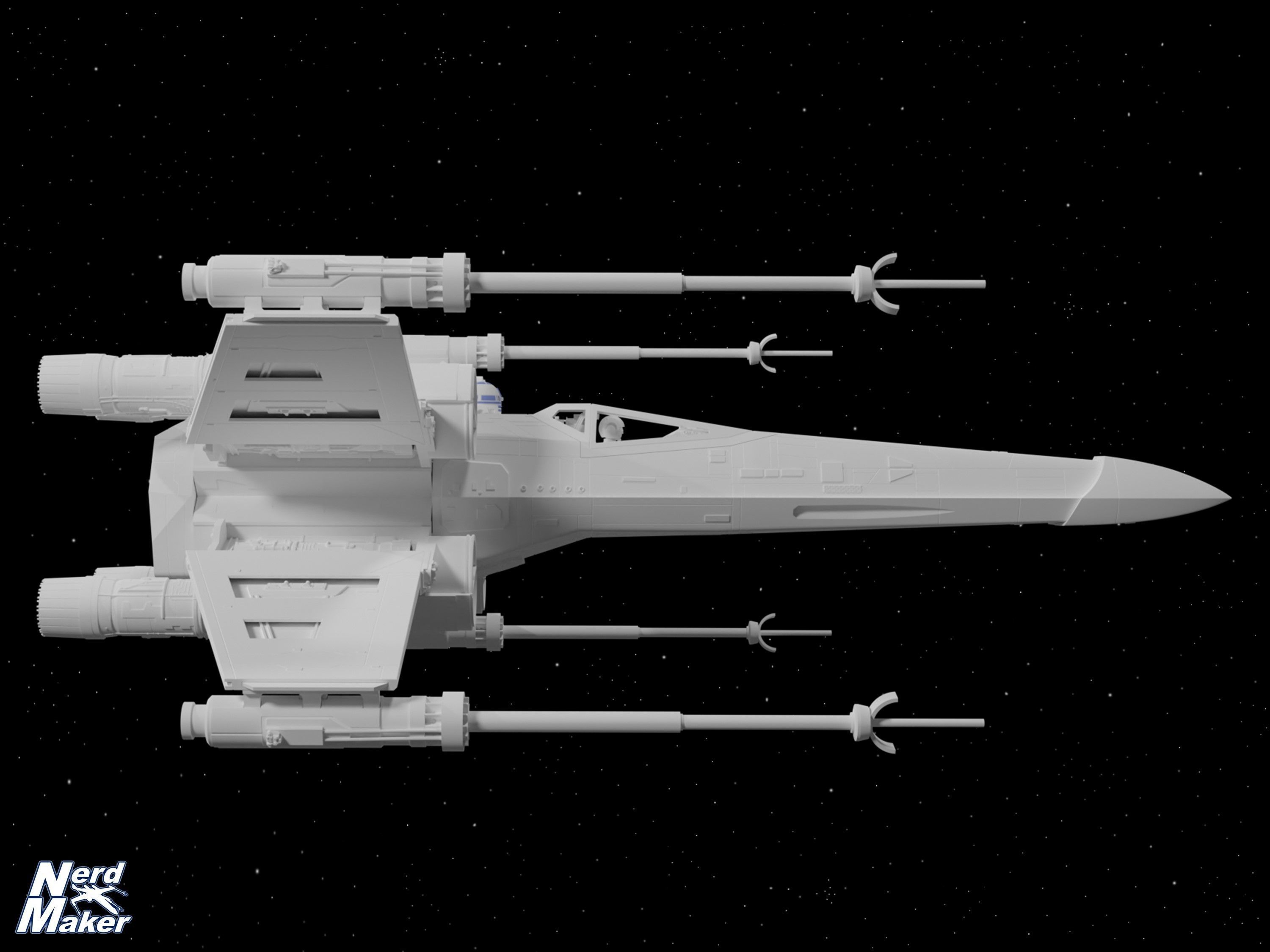 Model-X MK II 1-24 Studio Scale Red 5 -  3D print model_19