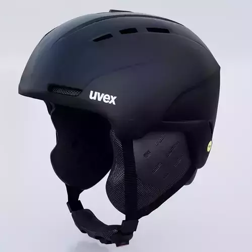 Skiing Helmet Uvex 3D model