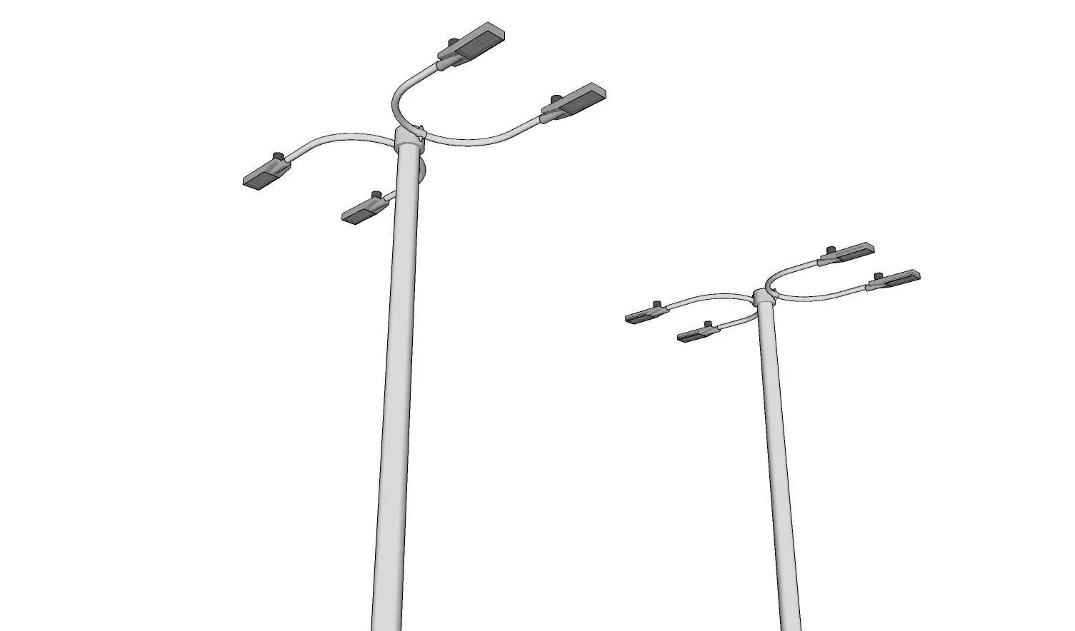 Light Pole - Lamp Post 11 3D model