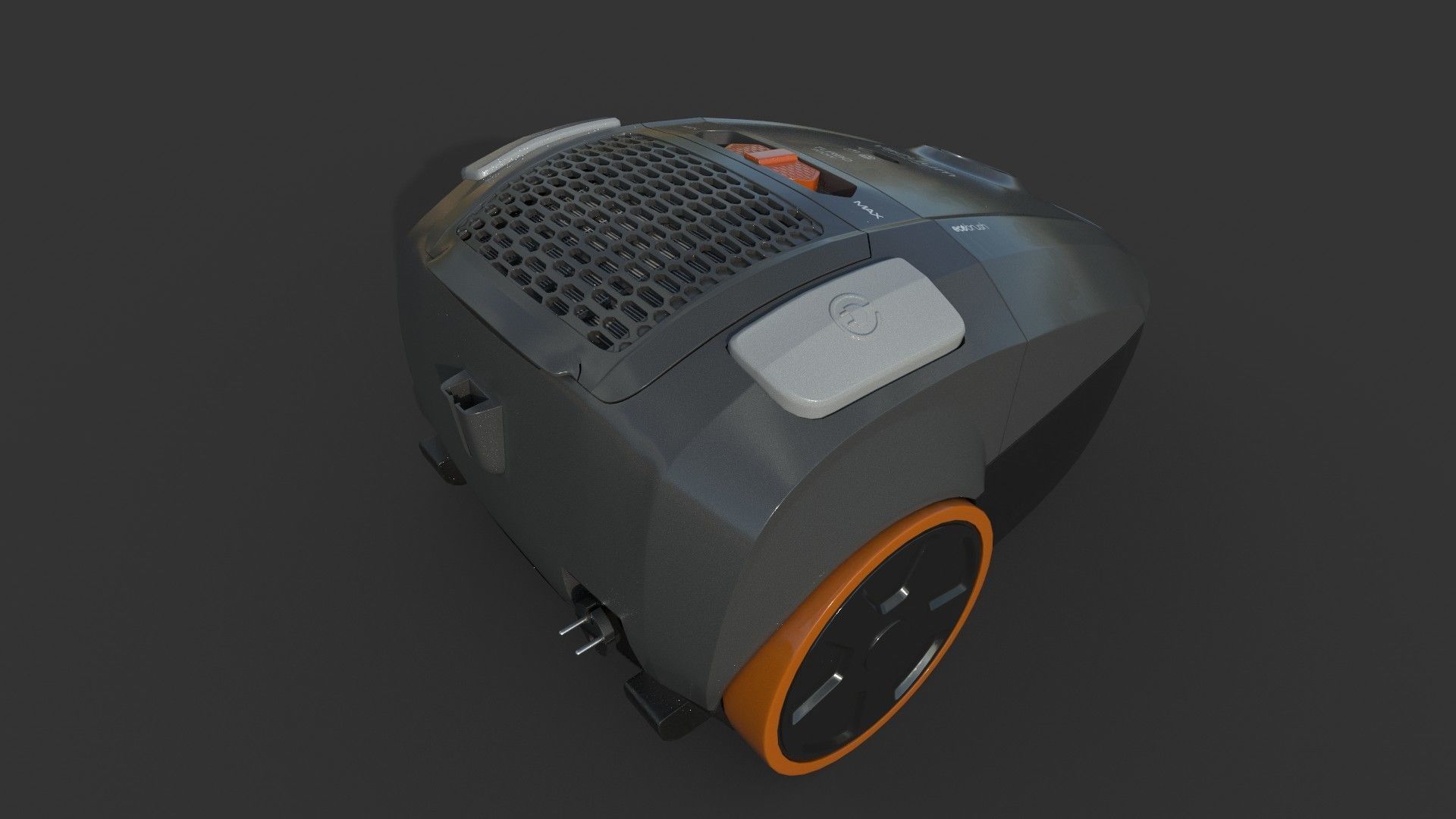 Vacuum Cleaner Low-poly 3D model_6