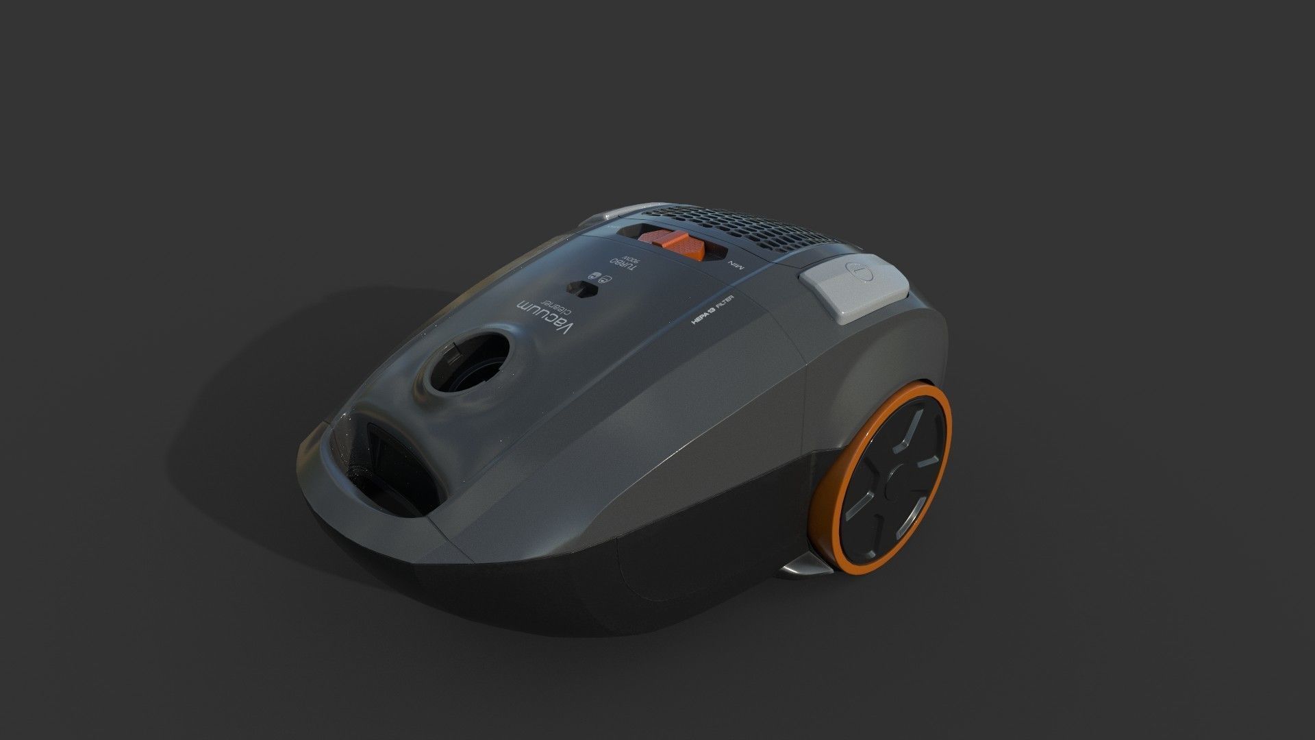 Vacuum Cleaner Low-poly 3D model_8