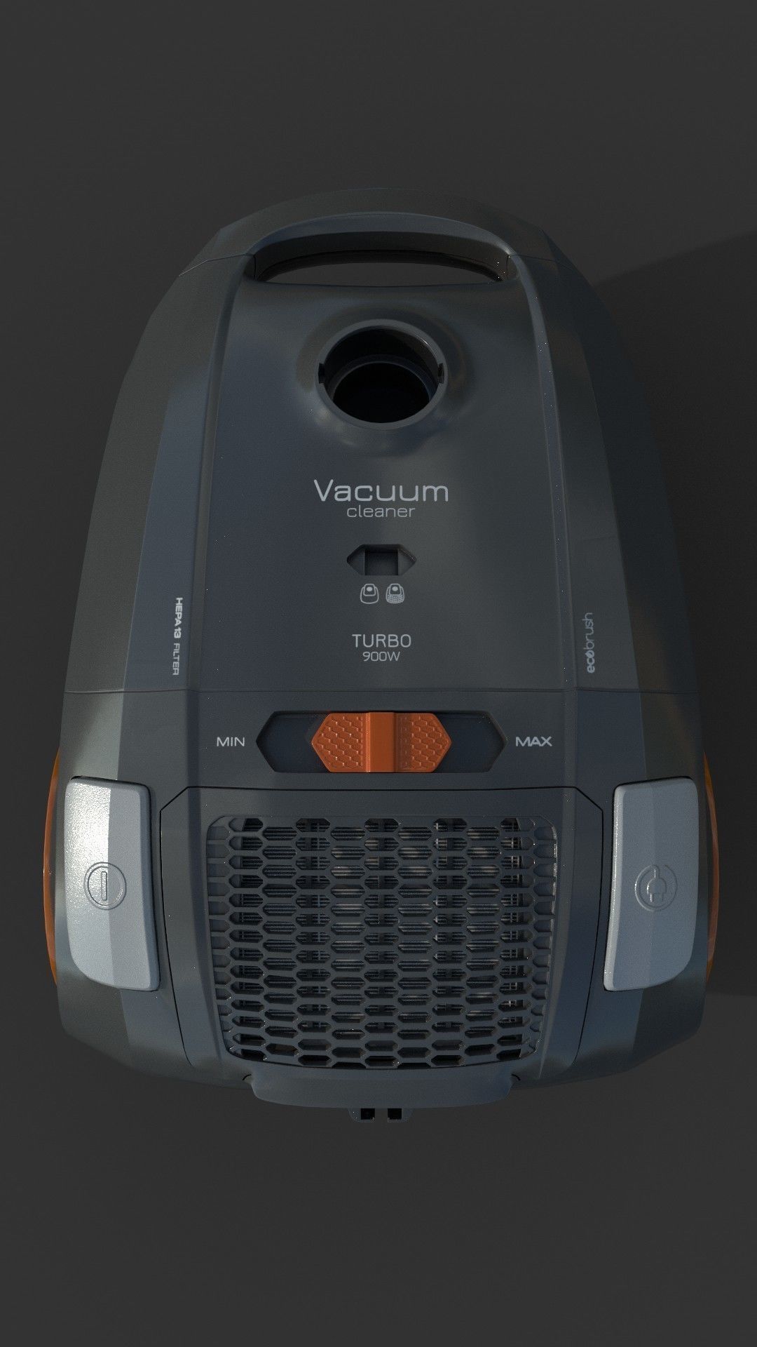 Vacuum Cleaner Low-poly 3D model_3