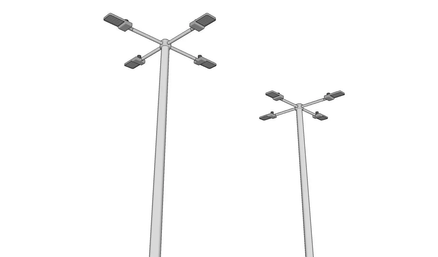 Light Pole - Lamp Post 12 3D model
