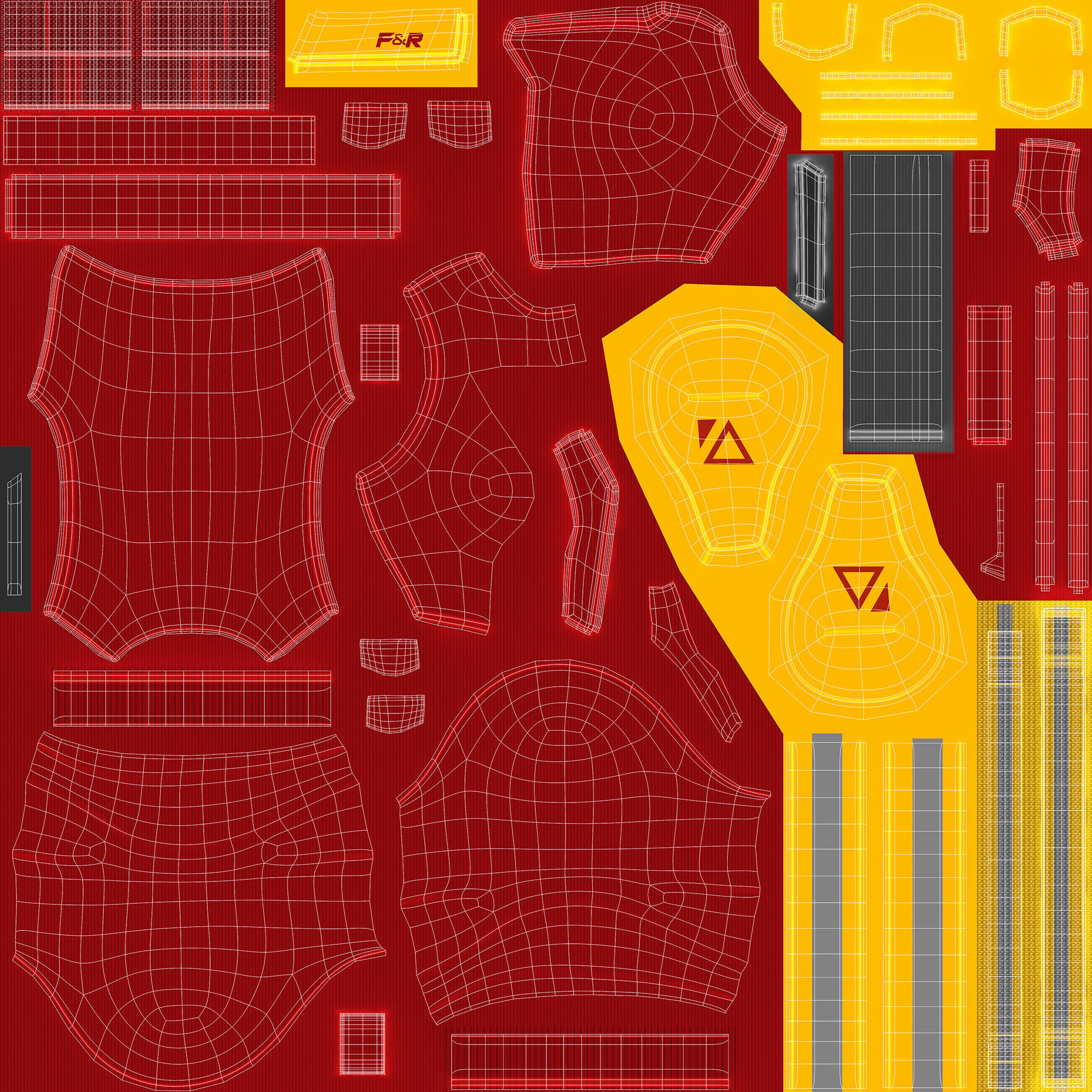 Firefighter Amelia 3D model_18