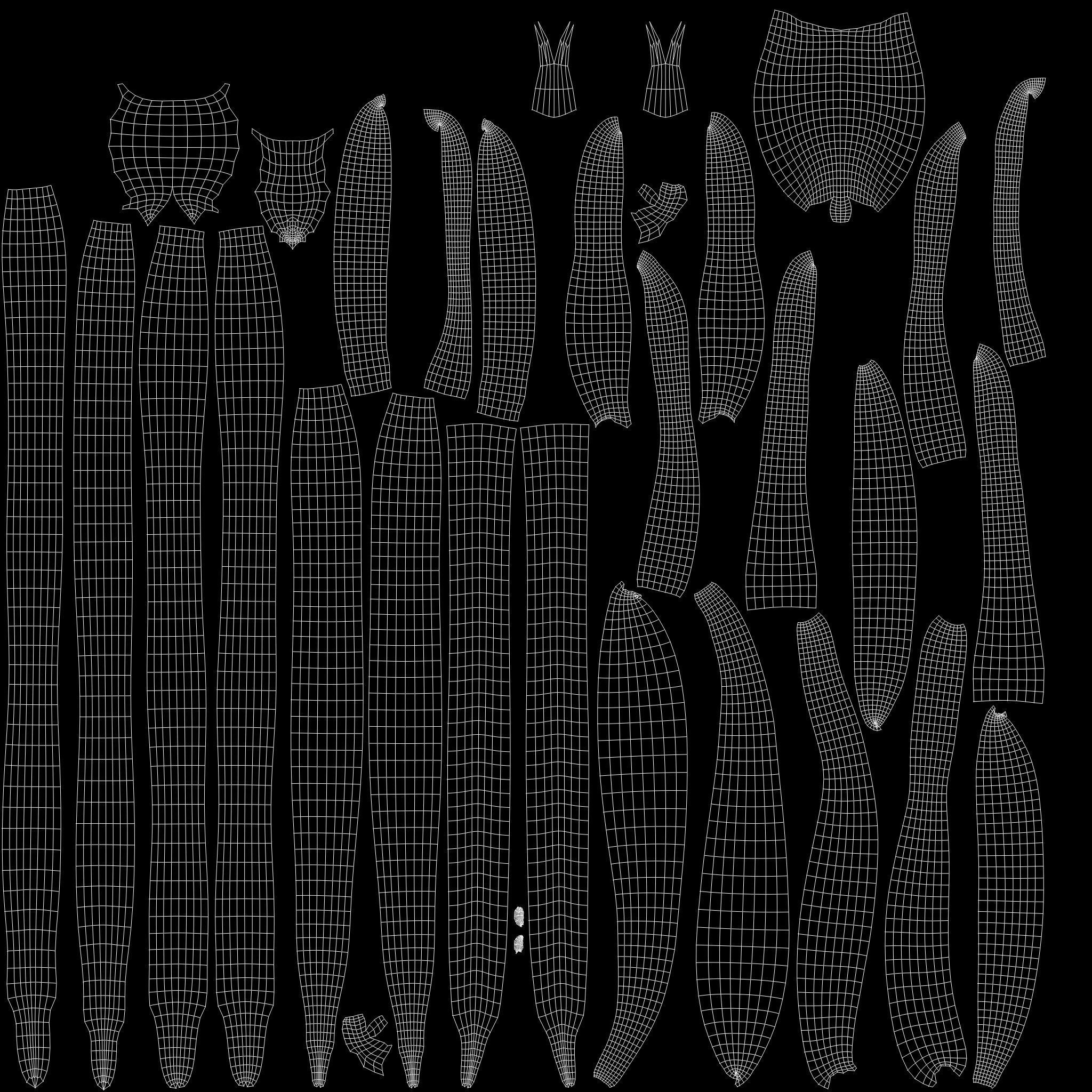 Daddy Long Legs Low-poly 3D model_9