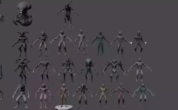 Sci-Fi Monsters Bugs Dogs