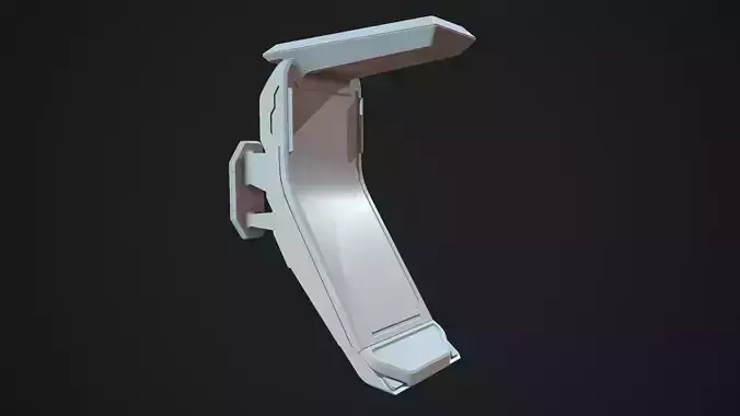 Scifi Wall Terminal Highpoly