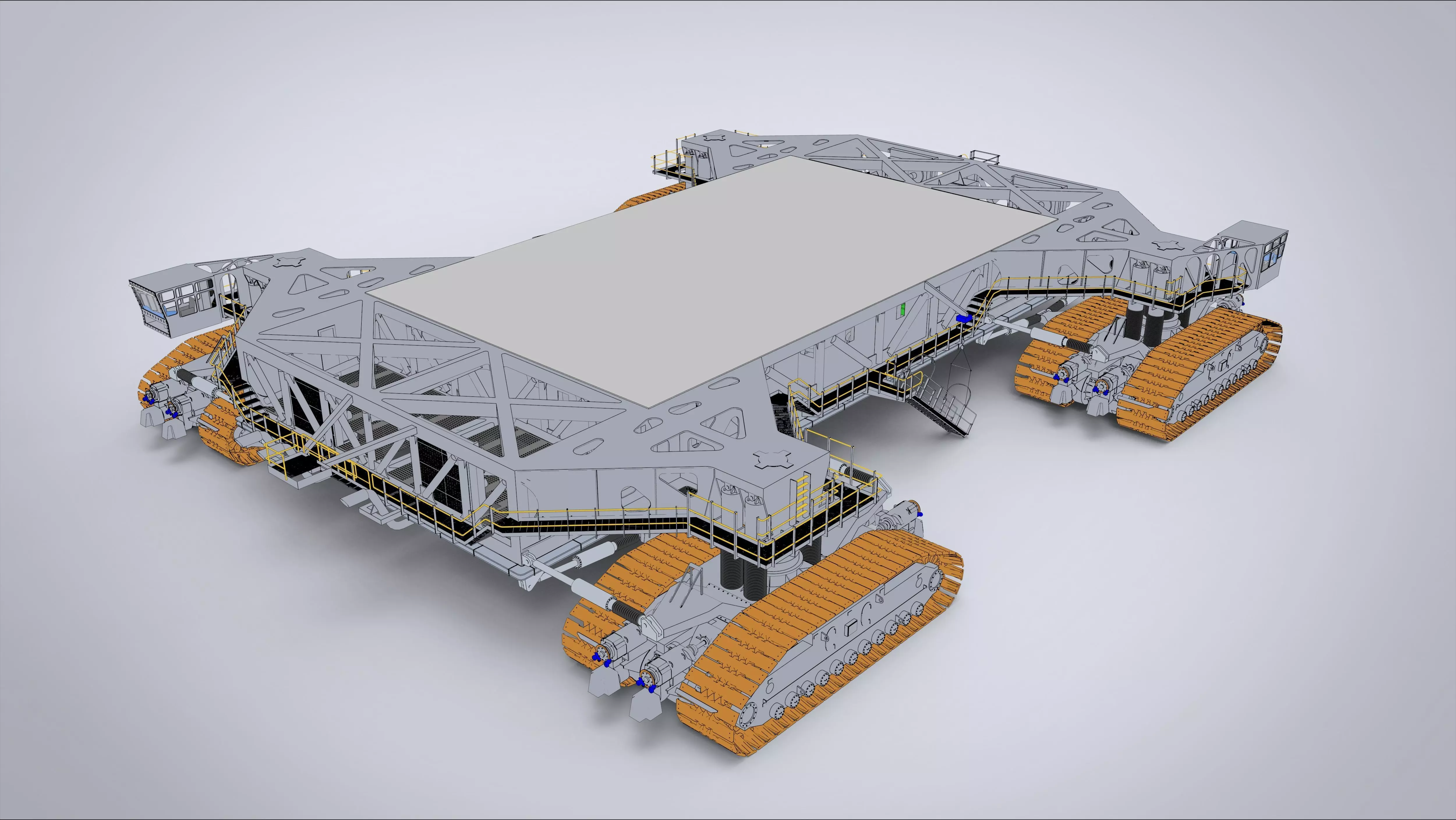 NASA Crawler Transporter 3D model_0