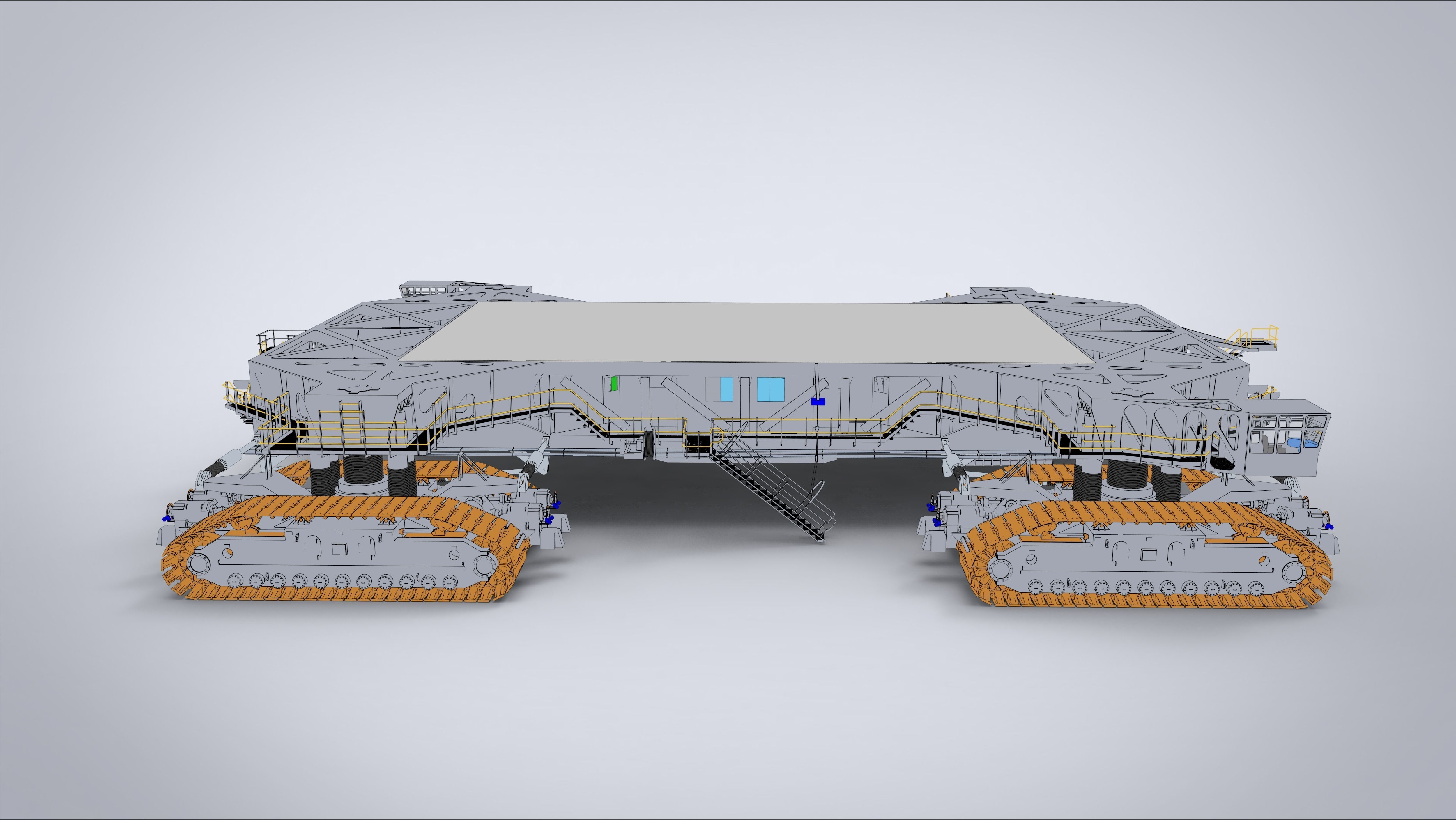 NASA Crawler Transporter 3D model_2