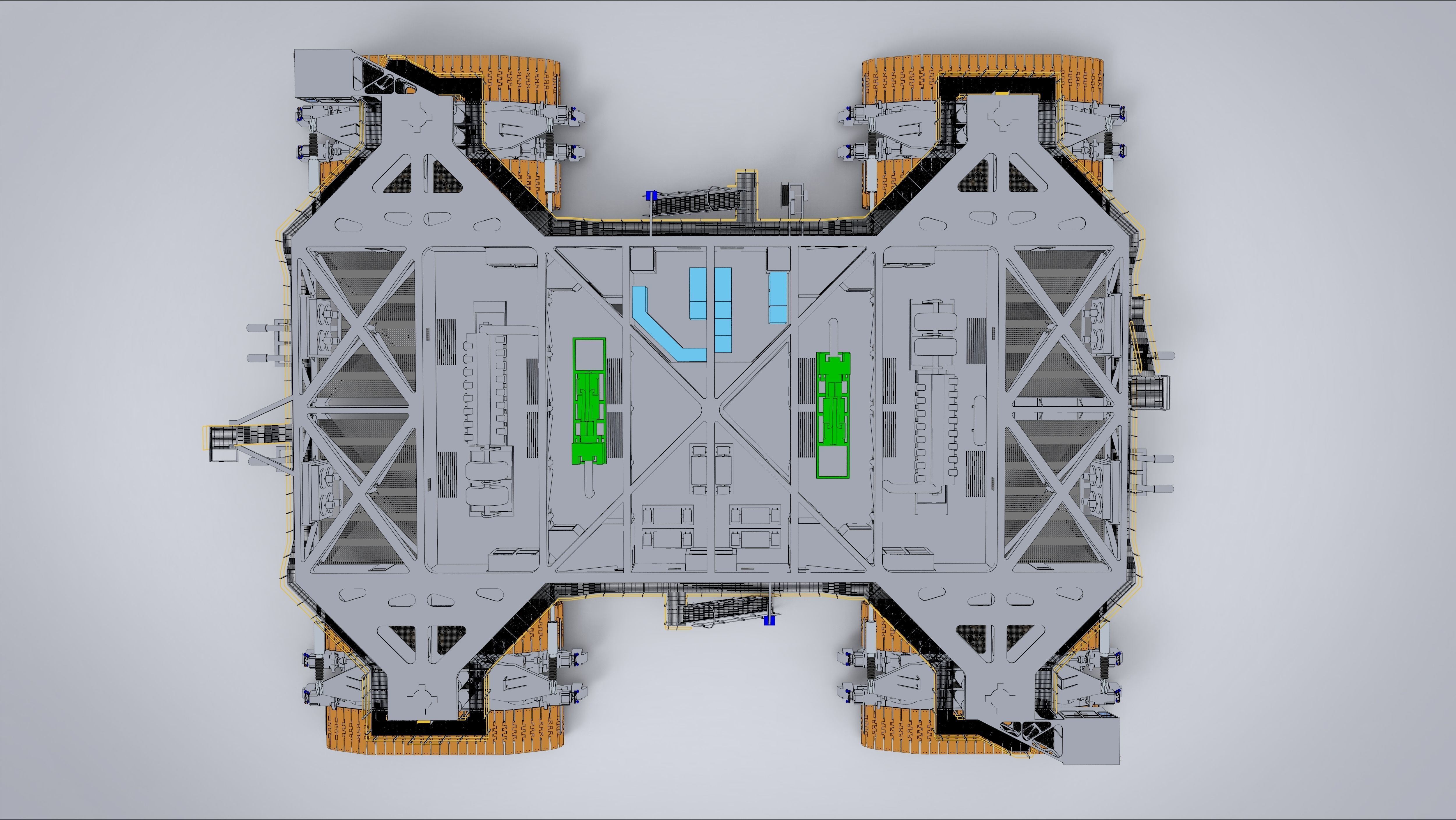 NASA Crawler Transporter 3D model_3