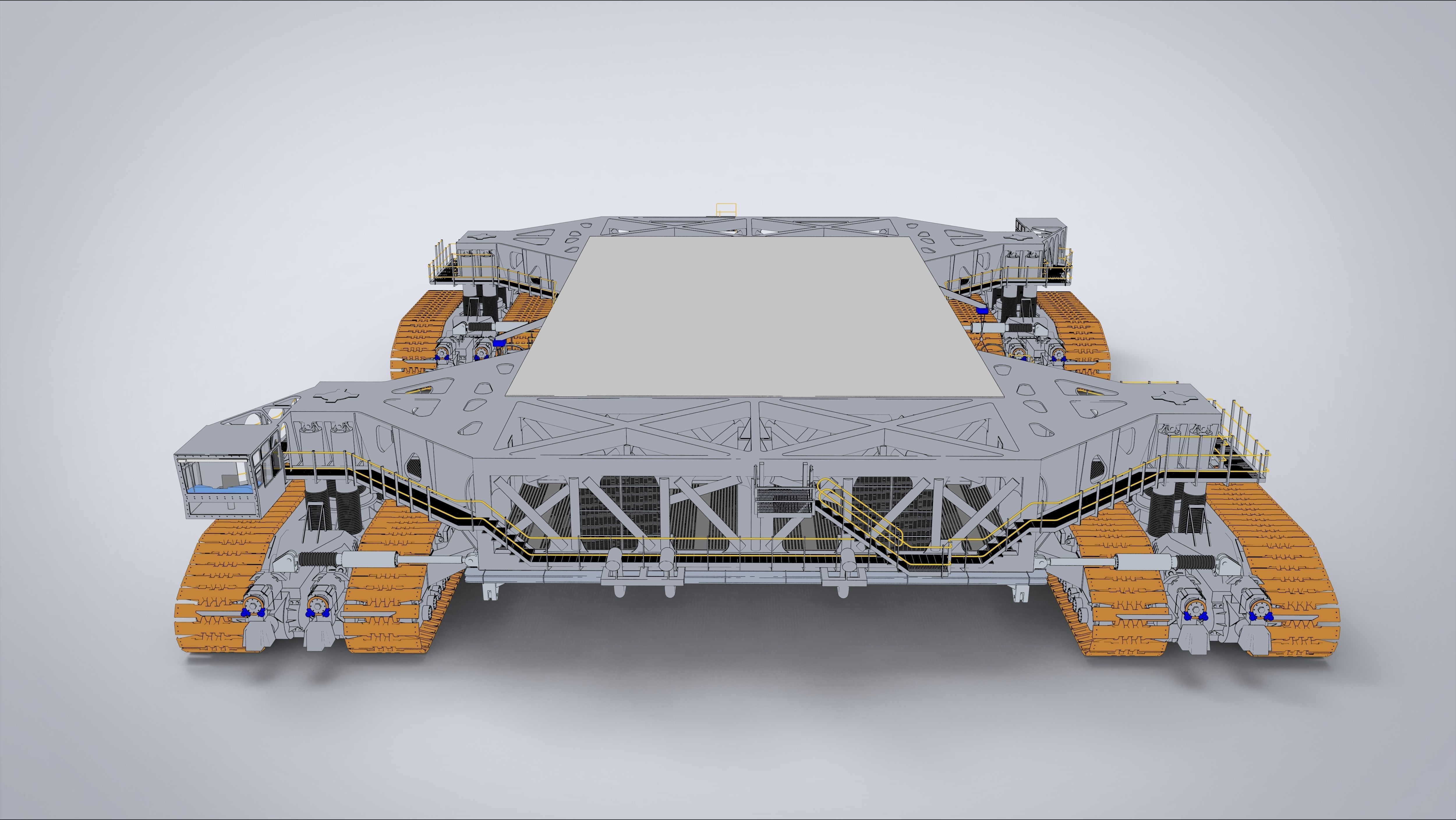 NASA Crawler Transporter 3D model_1