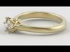BASKET HEAD ENGAGEMENT RING 3D print rendering - OAC107 3D print model_1