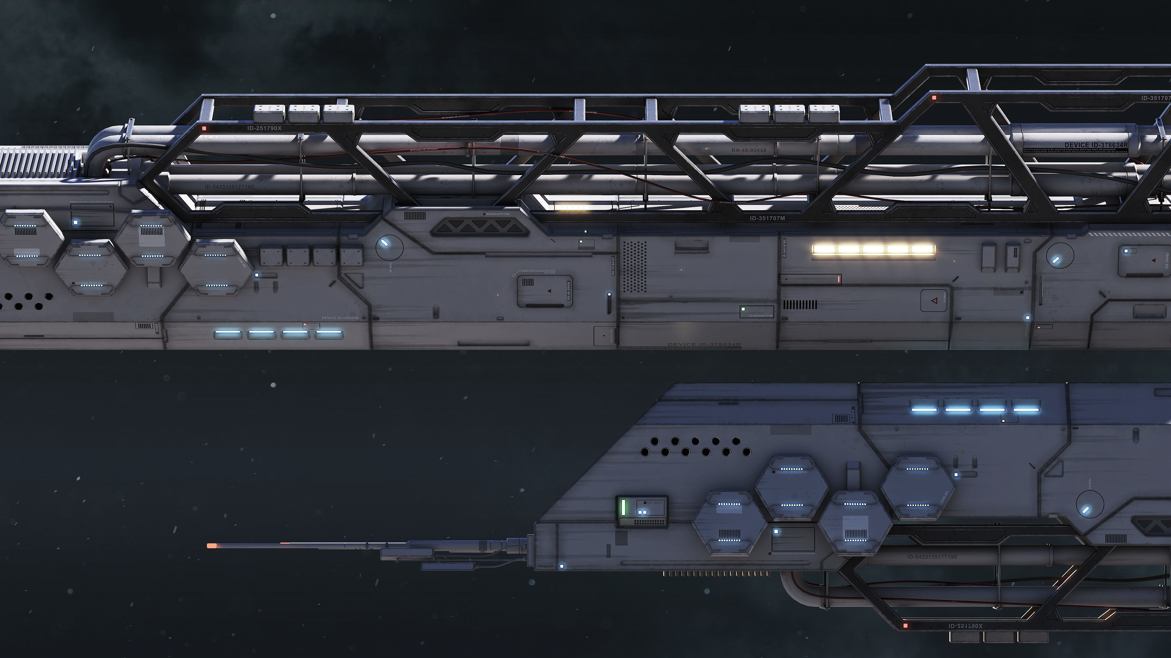 Sci-Fi Building 005 Industry-PBR Low-poly 3D model_10