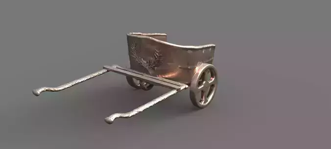 Chariot horse 3D model