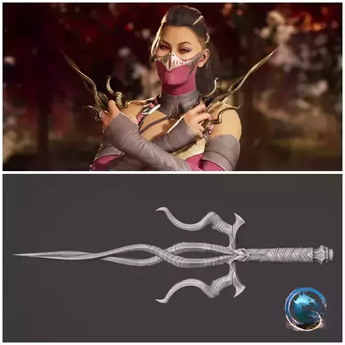 Mileena sai  from MK1 - The Artalis Empress Sais