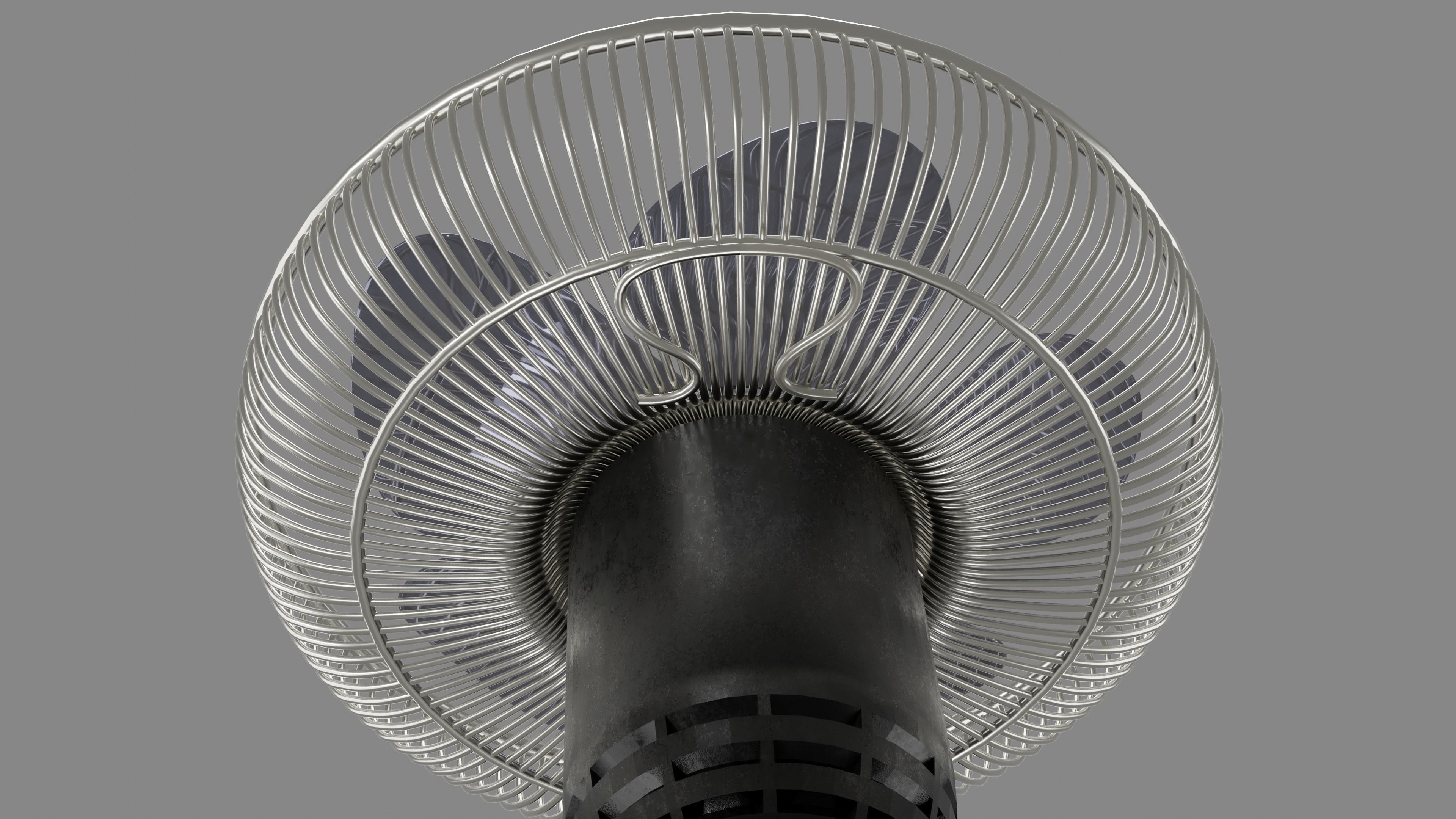 Floor fan 3D model_6