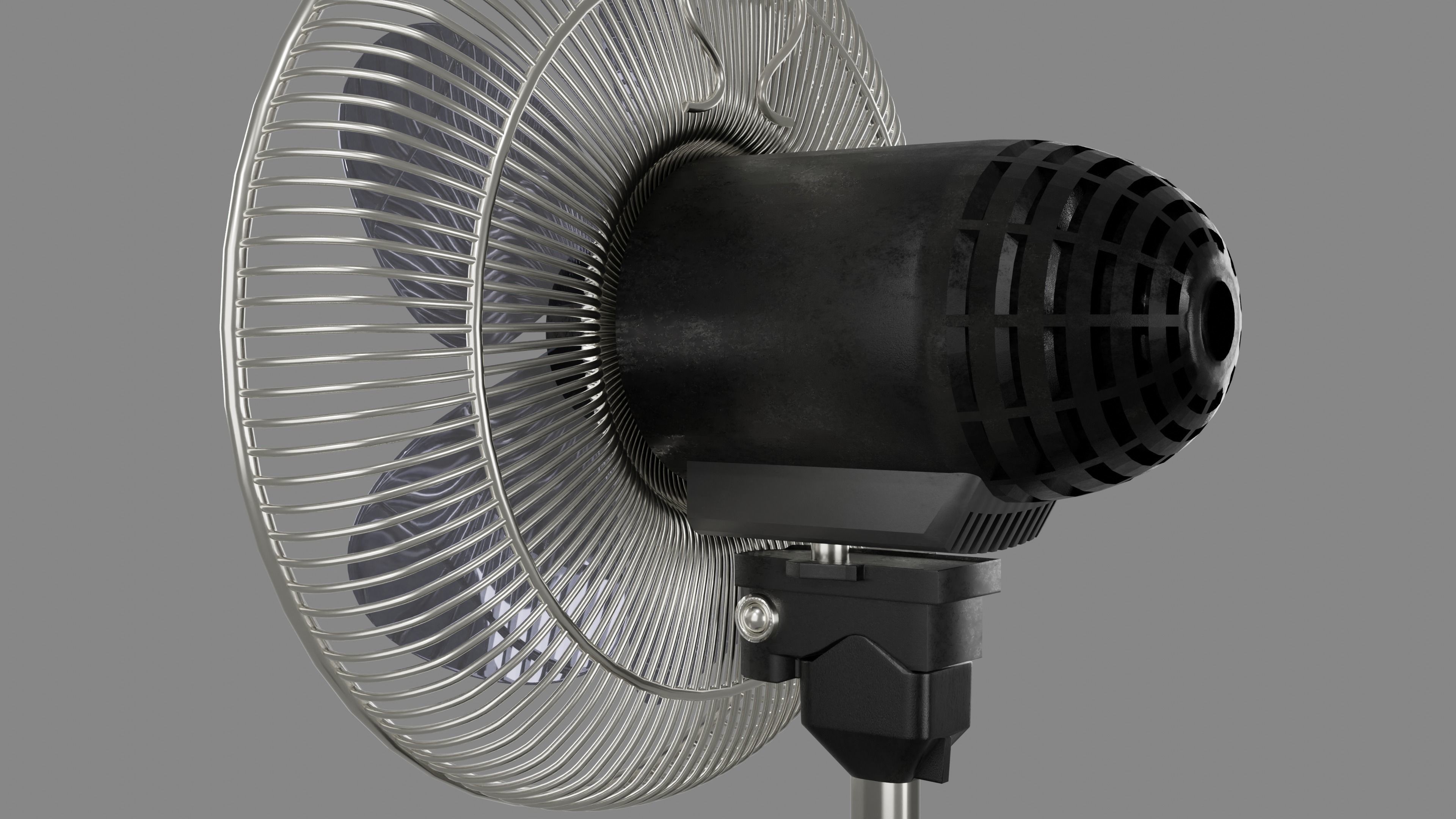 Floor fan 3D model_4