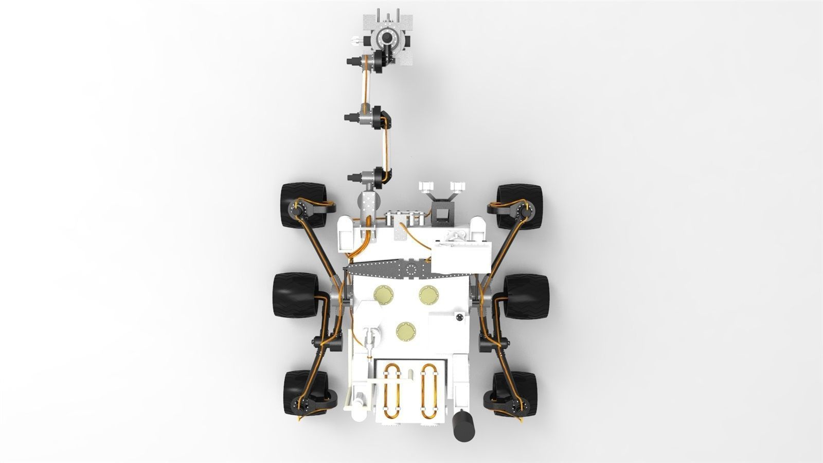 Curiosity Mars Rover 3D model_4