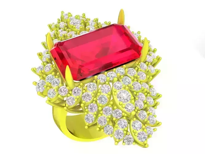 A7255 New Design Luxury Diamond Women Fashion Ring