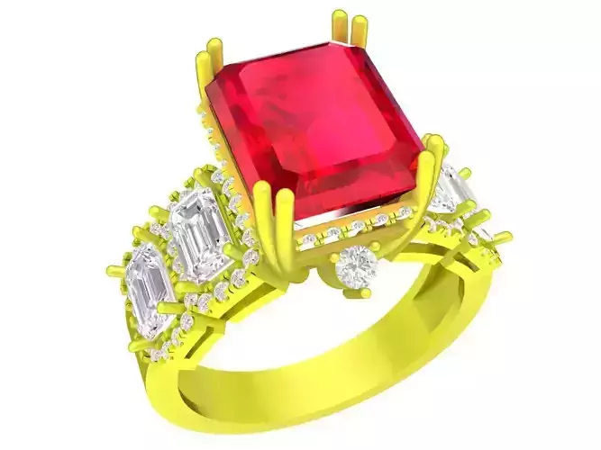 A7423 Luxury Diamond Women Fashion Ring
