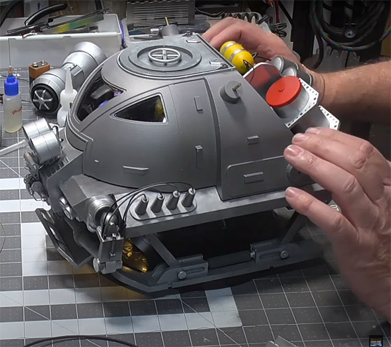 INNERSPACE KRAKEN SUBMARINE model kit 3D print model_30