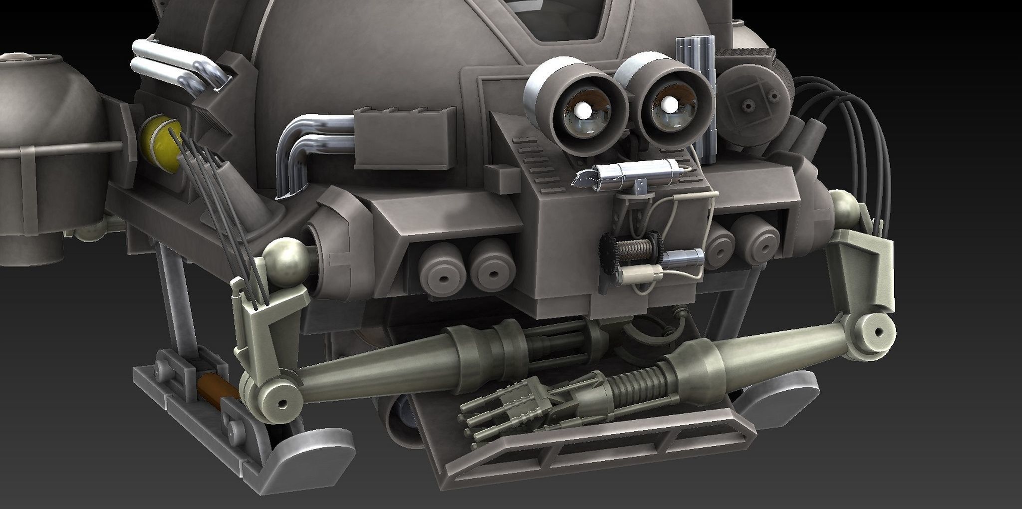 INNERSPACE KRAKEN SUBMARINE model kit 3D print model_9