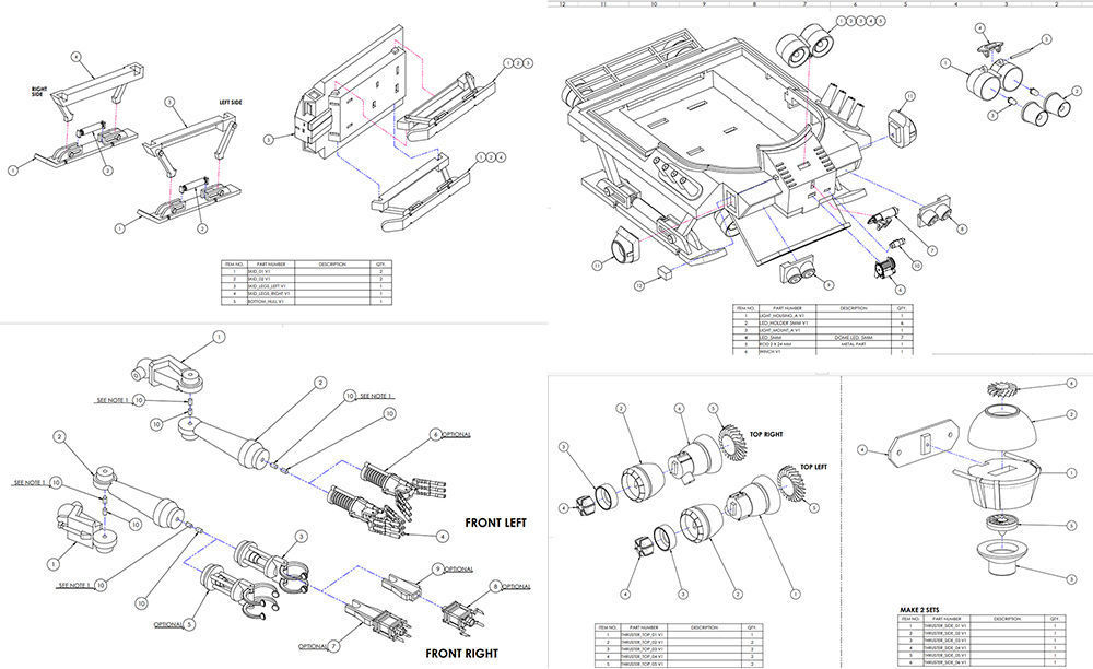 INNERSPACE KRAKEN SUBMARINE model kit 3D print model_25