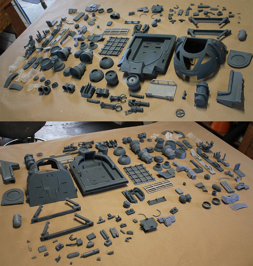 INNERSPACE KRAKEN SUBMARINE model kit 3D print model_33