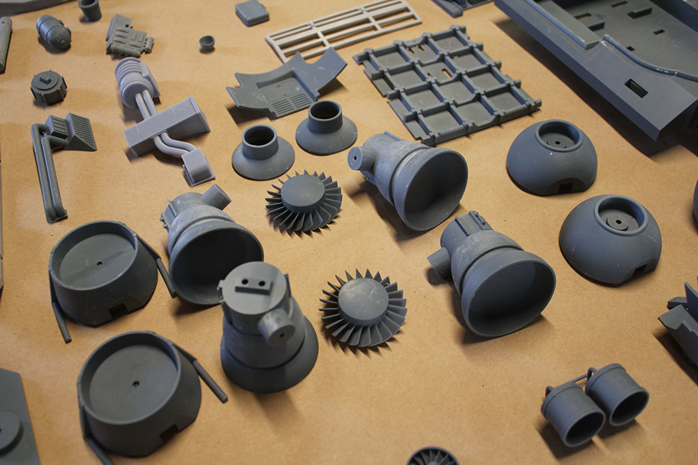 INNERSPACE KRAKEN SUBMARINE model kit 3D print model_31