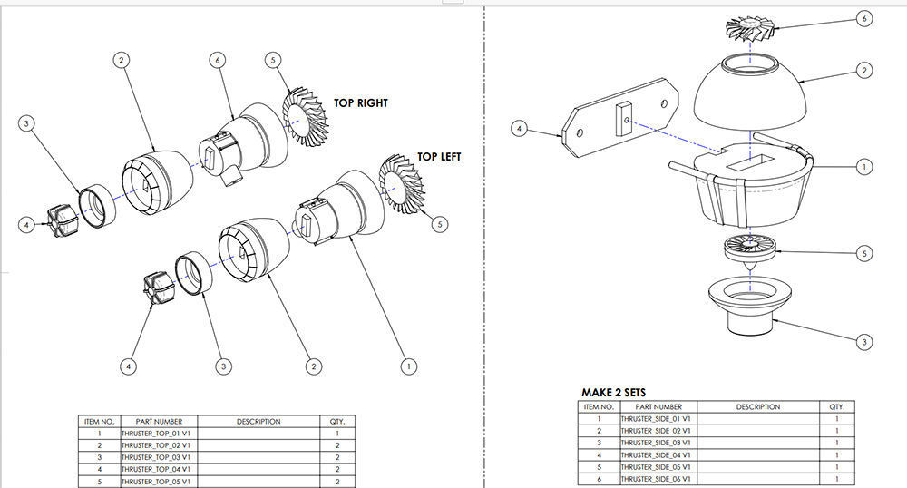 INNERSPACE KRAKEN SUBMARINE model kit 3D print model_22