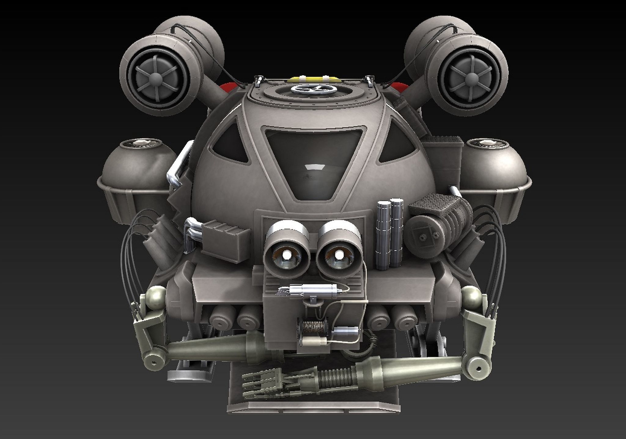 INNERSPACE KRAKEN SUBMARINE model kit 3D print model_7