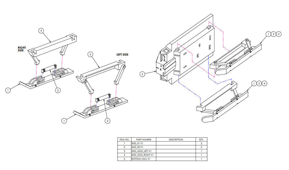 INNERSPACE KRAKEN SUBMARINE model kit 3D print model_21