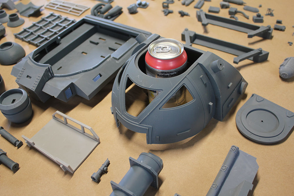 INNERSPACE KRAKEN SUBMARINE model kit 3D print model_32