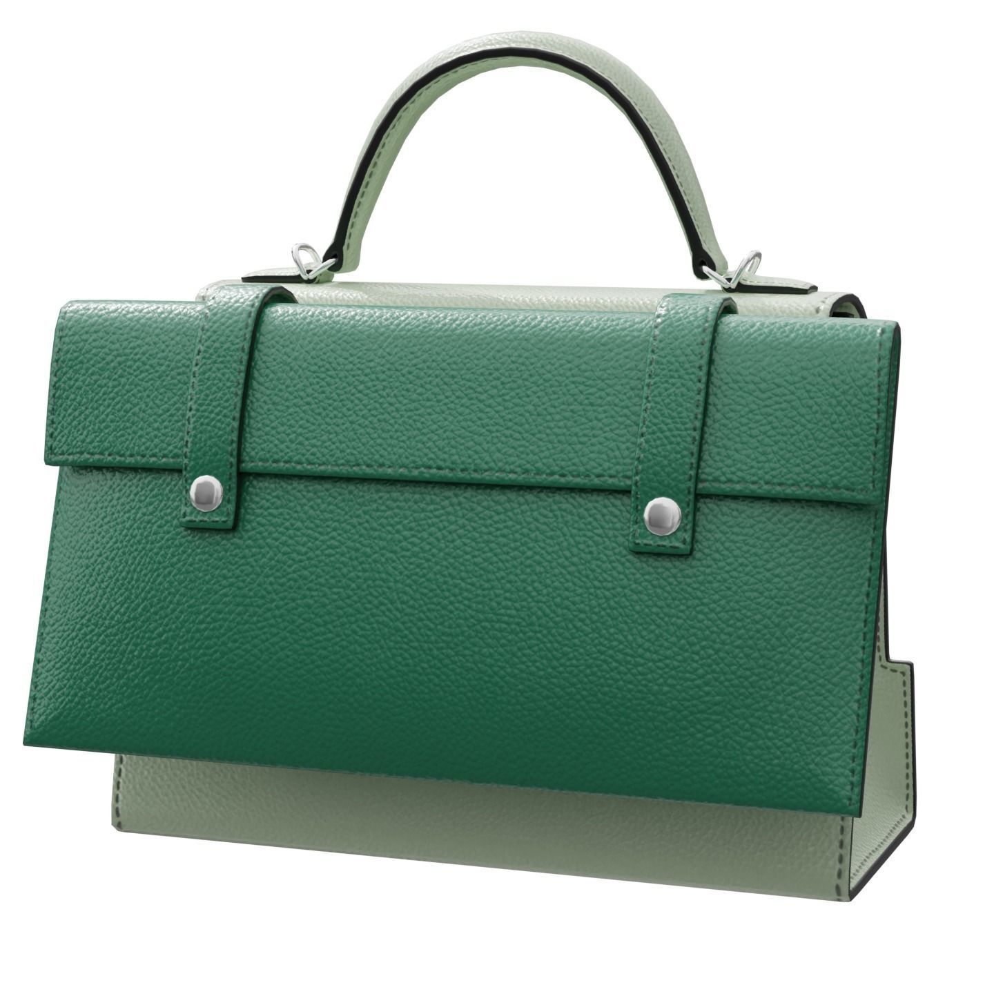 Hermes Kelly Doll Picto Bag Low-poly 3D model_6