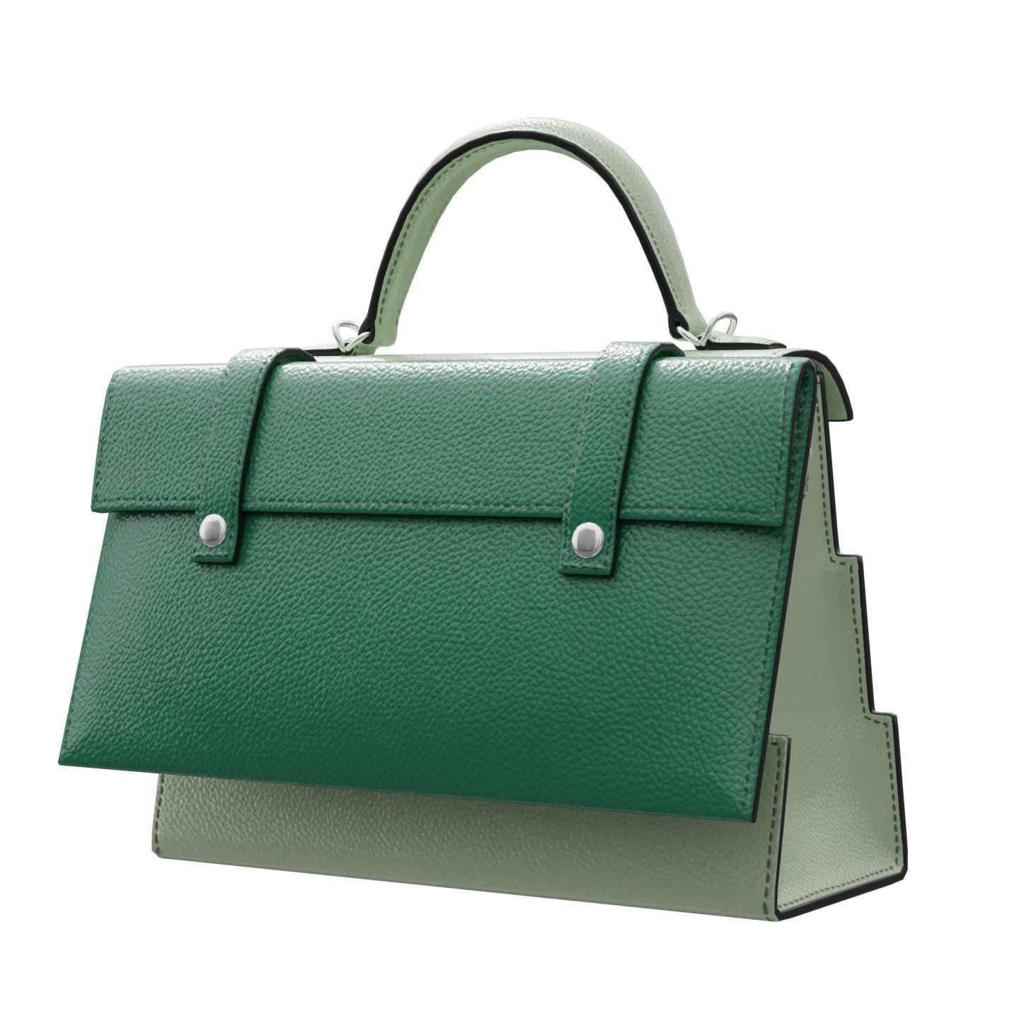 Hermes Kelly Doll Picto Bag Low-poly 3D model_8