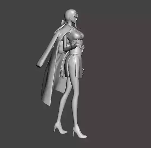 Nico Robin Wano Costume 3D Model