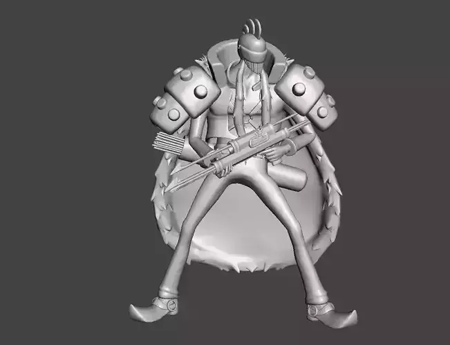 Duval masked One piece 3D Model