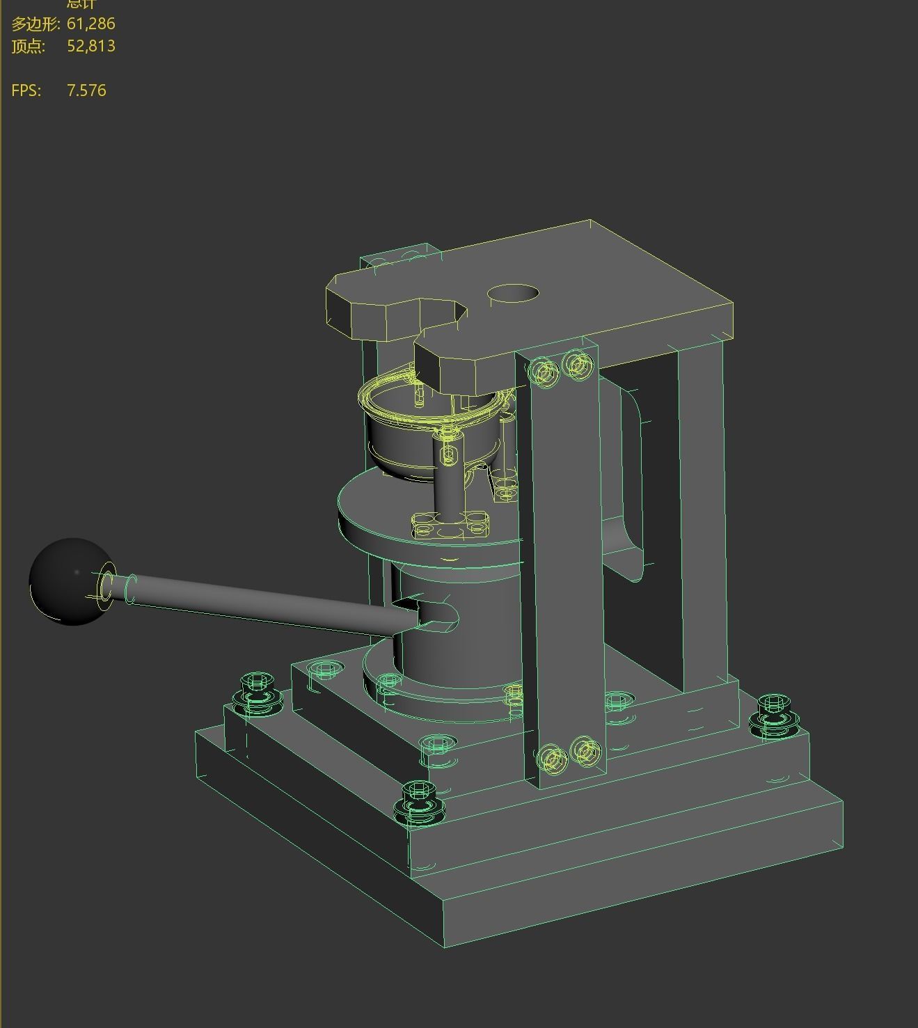 Drilling assembly machine 3D model_3