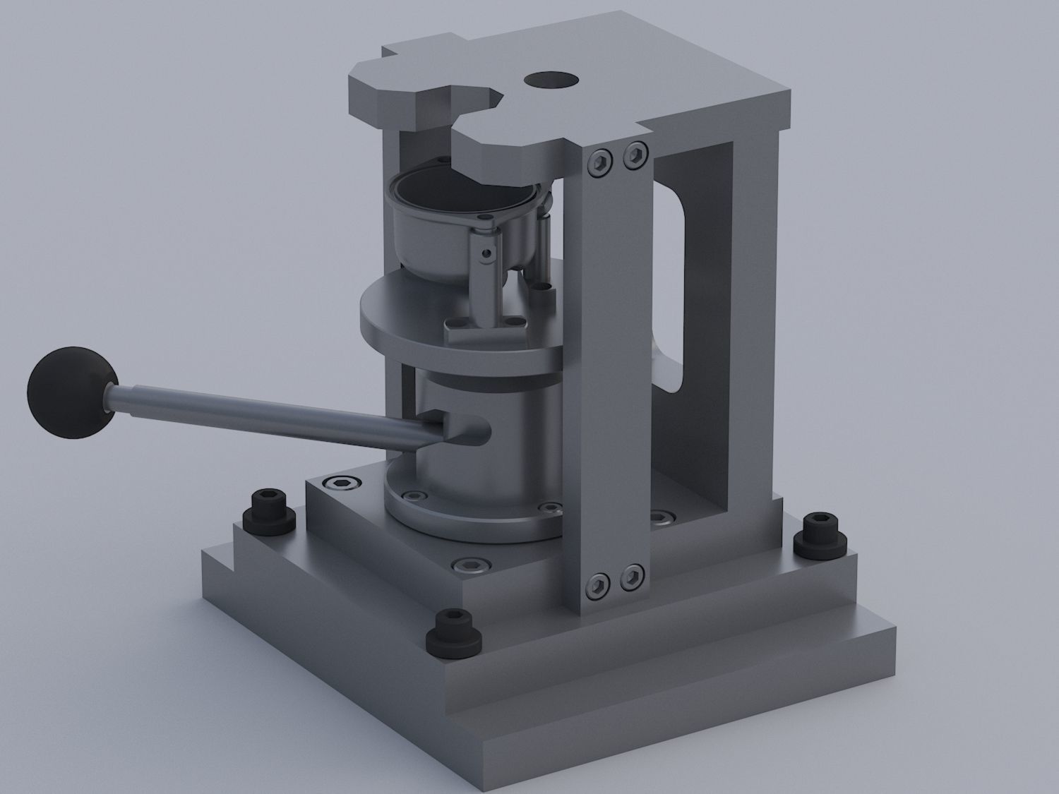 Drilling assembly machine 3D model_2