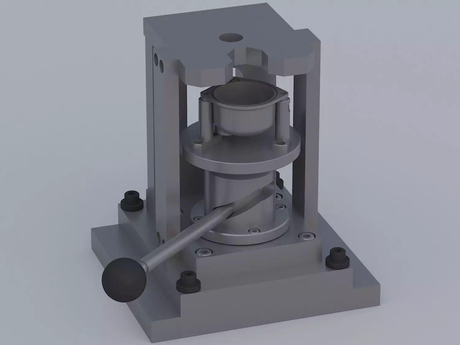 Drilling assembly machine 3D model_0
